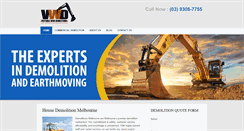 Desktop Screenshot of demolitionsmelbourne.com